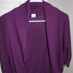 Dark Purple Cardigan